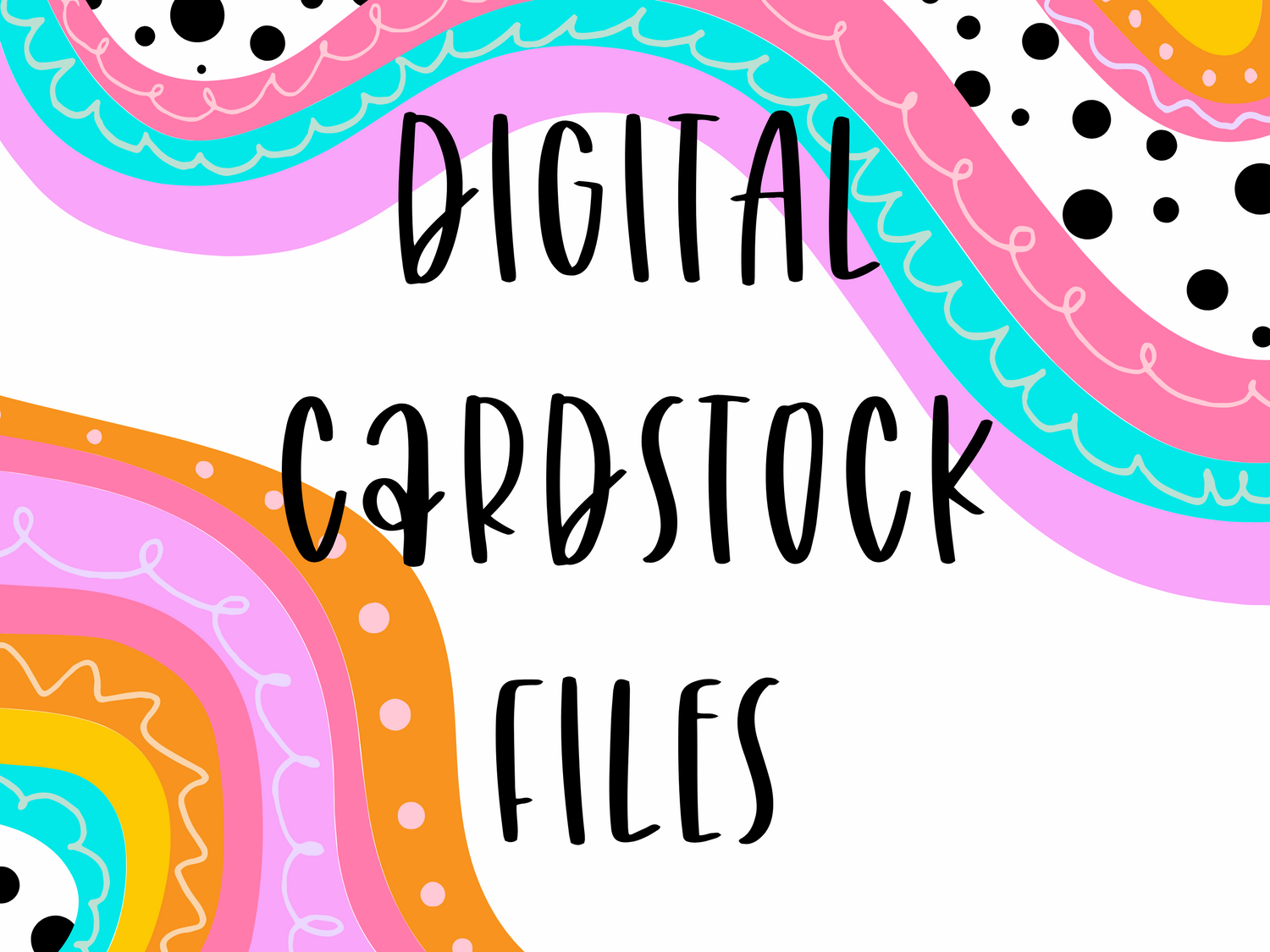 Cardstock Cut Files