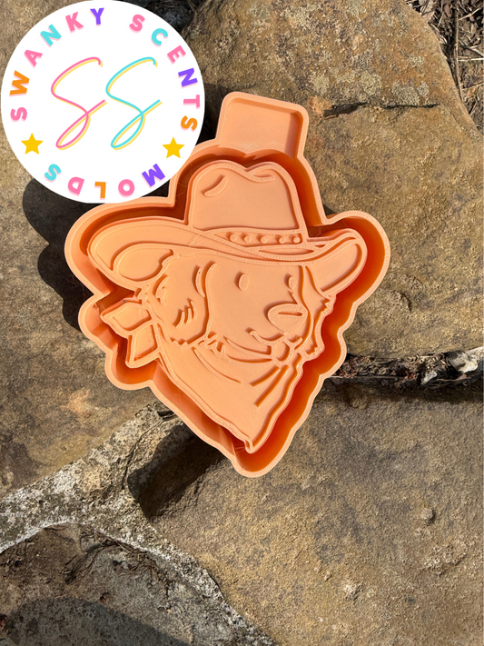 Cowboy Labrador Silicone Mold